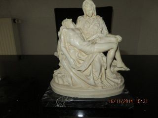 Figur Madonna Und Jesus Pieta A.  Santini Bild