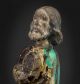 Antike Heiligenfigur,  Jonas,  Jesus,  Prophet Oder Jakobus? Polychrom Gefasst Skulpturen & Kruzifixe Bild 3