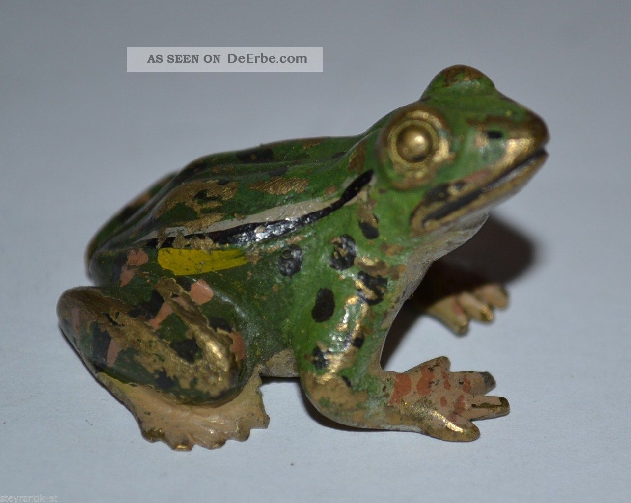 Wiener Bronze Frosch Frog Austria Um 1900 / Figur Bronze Bild