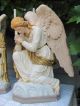 Frankreich Antiker Altar Engel Kirchen Engel Cherub Putto Cherubim Betende Hände Skulpturen & Kruzifixe Bild 2