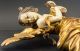 Riesiger Anmutiger Weiblicher Holz - Engel,  Polychrom Gefasst U.  Vergoldet,  58 Cm Skulpturen & Kruzifixe Bild 9