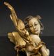 Riesiger Anmutiger Weiblicher Holz - Engel,  Polychrom Gefasst U.  Vergoldet,  58 Cm Skulpturen & Kruzifixe Bild 11