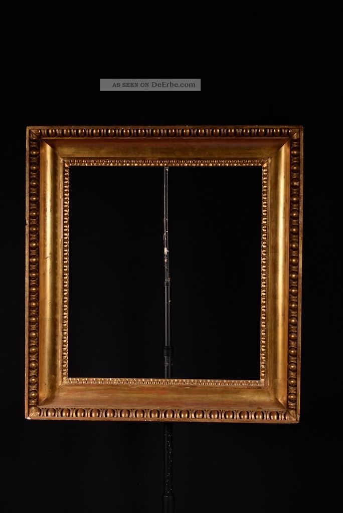 Very Important Biedermeider Frame In Golded Leaf About 1800 Cm 90 Vor 1900 Bild