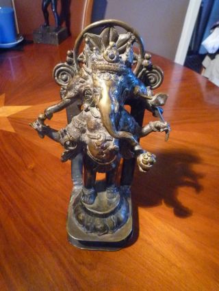 Ganesha Bronze Bild