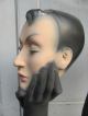 Frankreich Antike Art Deco Mannequin 1930 Paris Schaufenster Büste Shabby Doll 1900-1949 Bild 2