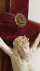Jesus - Kruzifix - Corpus Aus Porzellan Auf Holz 18/19.  Jhd,  Um 1780/1800 Skulpturen & Kruzifixe Bild 3