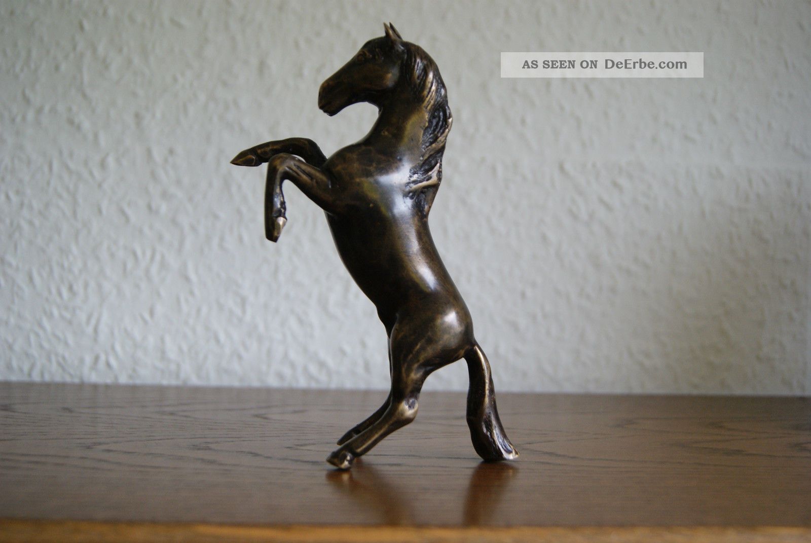 Bronze Springendes Pferd - Sehr Schön Naturgetreu Anschauen 1950-1999 Bild