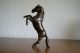 Bronze Springendes Pferd - Sehr Schön Naturgetreu Anschauen 1950-1999 Bild 2