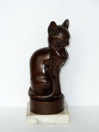 Ältere Bronzefigur,  Katze,  Bastet Bild