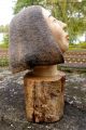 Künstlerbüste/skulptur: Asiatischer Frauenkopf,  Gips/ton 1950-1999 Bild 1
