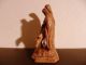 Edelholz Maria Josef Jesuskind Und Esel Geschnitzt Holzfigur Groß Schwer Jesus Skulpturen & Kruzifixe Bild 1