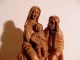 Edelholz Maria Josef Jesuskind Und Esel Geschnitzt Holzfigur Groß Schwer Jesus Skulpturen & Kruzifixe Bild 2
