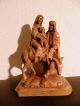 Edelholz Maria Josef Jesuskind Und Esel Geschnitzt Holzfigur Groß Schwer Jesus Skulpturen & Kruzifixe Bild 5