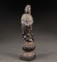 Sammeln Alte Kwan - Yin Skulpturen,  Ebenholz,  China Selten, Asiatika: China Bild 2