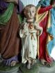 Antike Heiligenfigur - Heilige Familie Stuck Gips Skulpturen & Kruzifixe Bild 2