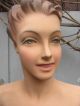 Frankreich Antike Art Deco Mannequin Schaufenster Büste French Shabby Chic Doll 1900-1949 Bild 6