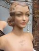 Frankreich Antike Art Deco Mannequin Schaufenster Büste French Shabby Chic Doll 1900-1949 Bild 1