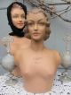 Frankreich Antike Art Deco Mannequin Schaufenster Büste French Shabby Chic Doll 1900-1949 Bild 5