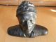 Büste Dante Aligheri Philosoph Dichter Bronze? Bronziert Skulptur Figur Ansehen 1900-1949 Bild 3