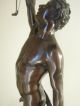 Skulptur Aus Bronze Von Joseph Uphues,  1851 - 1911,  Auf Marmorsockel,  Höhe: 73 Cm Vor 1900 Bild 5