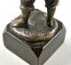 Bronze Figur Auf Marmorsockel: 