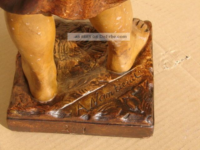RaritÄt Große Antike Jugendstil Skulptur Künstler Signiert Um 1880 1900-1949 Bild