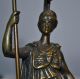 Sehr Feine Bronze Skulptur Von Der Griechischen GÖttin Pallas Athena C1820 Bronze Bild 3