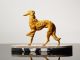 Art Deco Skulptur Windhund,  Barsoi,  Greyhound,  Borzoi 1900-1949 Bild 4