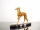 Art Deco Skulptur Windhund,  Barsoi,  Greyhound,  Borzoi 1900-1949 Bild 6
