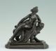 J.  H.  Dannecker Ariadne & Panther Skulptur Figur Zinkguss 1890 Skulpture Statue Vor 1900 Bild 1