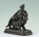 J.  H.  Dannecker Ariadne & Panther Skulptur Figur Zinkguss 1890 Skulpture Statue Vor 1900 Bild 2