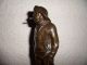 Bronze Figur Seemann Oder Fischer Mit Pfeife Signíert Schmidt - Felling Bronze Bild 4
