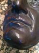 Lauchhammer Bildguss Saudek Goethe Bronze Maske Kunstguss 1931 Übergröße Figur 1900-1949 Bild 5