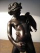 Satyr Mit Weinschlauch Faun Bronze Skulptur 1950-1999 Bild 1
