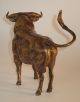 Künstler Bronze Skulptur Der Stier,  Signiert Houska Ab 2000 Bild 2