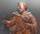 Antike Holz - Figur Hl.  Petrus Mit Schlüssel Auf Geschnitztem Sockel,  88cm Riesig Skulpturen & Kruzifixe Bild 10