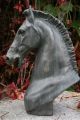 Pferde - Büste Hengst / Skulptur,  Steinfigur Weihnachts - Rabatt - Aktion Vor 1900 Bild 2