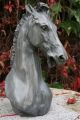 Pferde - Büste Hengst / Skulptur,  Steinfigur Weihnachts - Rabatt - Aktion Vor 1900 Bild 8