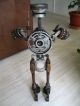Roboter Skulptur Aus Motorenteilen 64,  5 Cm Hoch,  Kunst Für Echte Petrol - Heads Ab 2000 Bild 2