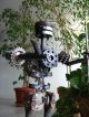 Roboter Skulptur Aus Motorenteilen 64,  5 Cm Hoch,  Kunst Für Echte Petrol - Heads Ab 2000 Bild 4