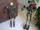 Roboter Skulptur Aus Motorenteilen 64,  5 Cm Hoch,  Kunst Für Echte Petrol - Heads Ab 2000 Bild 5