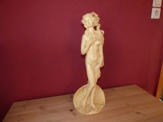 Schöne,  Große Skulptur Nackte Frau Von A.  Santini 57cm Hoch 4,  6 Kg Schwer Bild