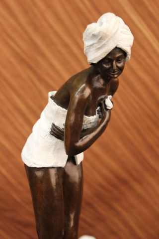 Nacktes Frau/die Dusche Bronze Skulptur Statue Figur Kunst Bild
