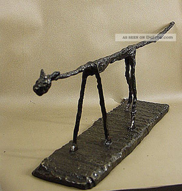 Die Katze,  The Cat,  Bronze,  Frei Nach A.  Giacometti,  Skulptur Ab 2000 Bild