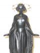 Buderus Kunstguss Figur St.  Barbara / Heilige Barbara Eisen Schwarz 38cm / 4,  3kg 1950-1999 Bild 9