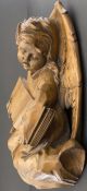 Großer Holz - Engel,  Putte/putto Mit Buch,  Lindenholz,  Expertise,  Sign.  Zülow 40cm Skulpturen & Kruzifixe Bild 6