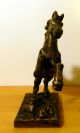 Pferd Figur Pferde Skulptur Aus Metall.  Schöner 18 Cm Hoch. Bronze Bild 2