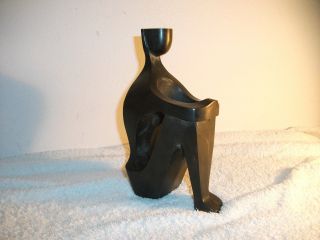 Bronze - Figur - Skulptur - Informel - Kubismus - Figürliche Abstraktion - Monogrammiert Bild
