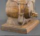König Gambrinus Auf Bierfass,  Erfinder Bierbrauerei,  Antike Holz - Skulptur 54 Cm Alte Berufe Bild 6