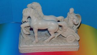 Römer Im Streitwagen Römisches Wagenrennen Rom Pferd Antike Skulptur Kolosseum Bild